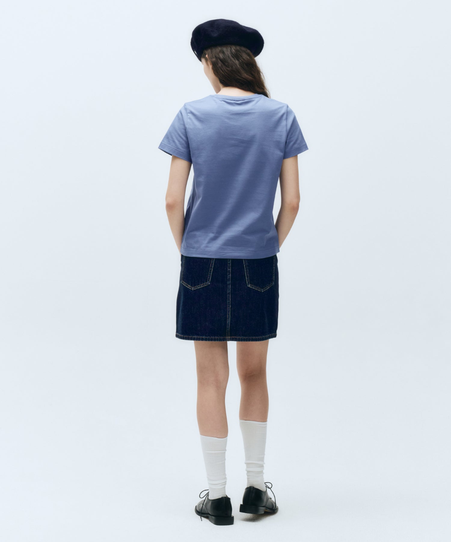 Marithe & Francois Girbaud - Regular Logo Tee (Blue) product image 6 | TRAB K-Fashion Australia