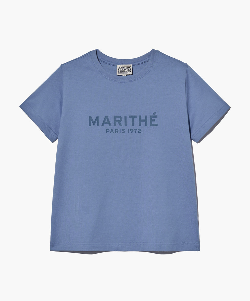 Marithe & Francois Girbaud - Regular Logo Tee (Blue) product image 7 | TRAB K-Fashion Australia