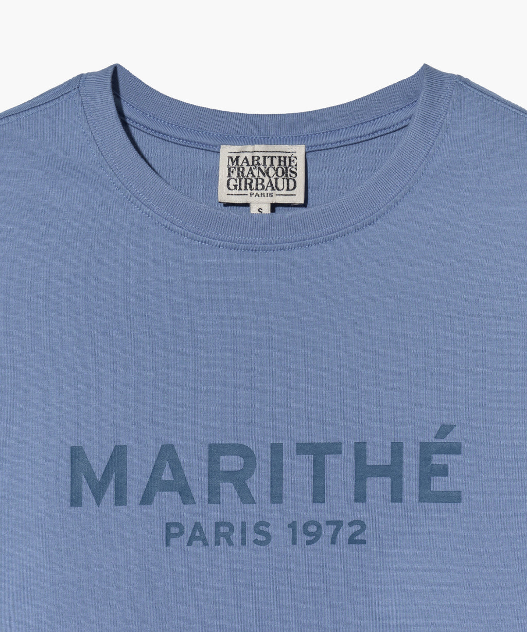 Marithe & Francois Girbaud - Regular Logo Tee (Blue) product image 9 | TRAB K-Fashion Australia
