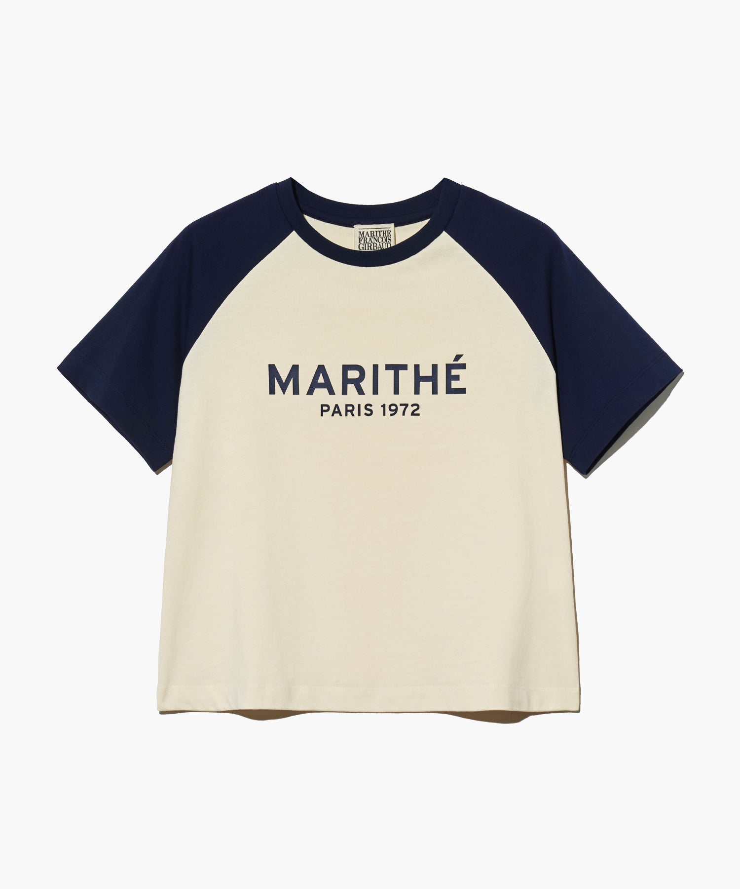 Marithe & Francois Girbaud - Regular Logo Raglan Crop Tee (Navy) product image 7 | TRAB K-Fashion Australia