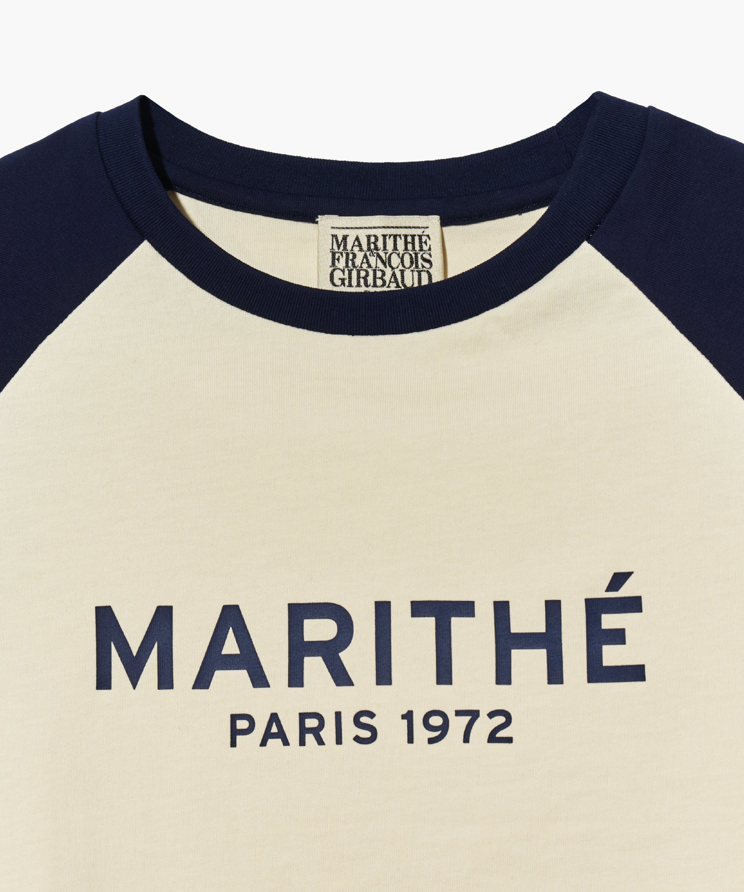 Marithe & Francois Girbaud - Regular Logo Raglan Crop Tee (Navy) product image 9 | TRAB K-Fashion Australia