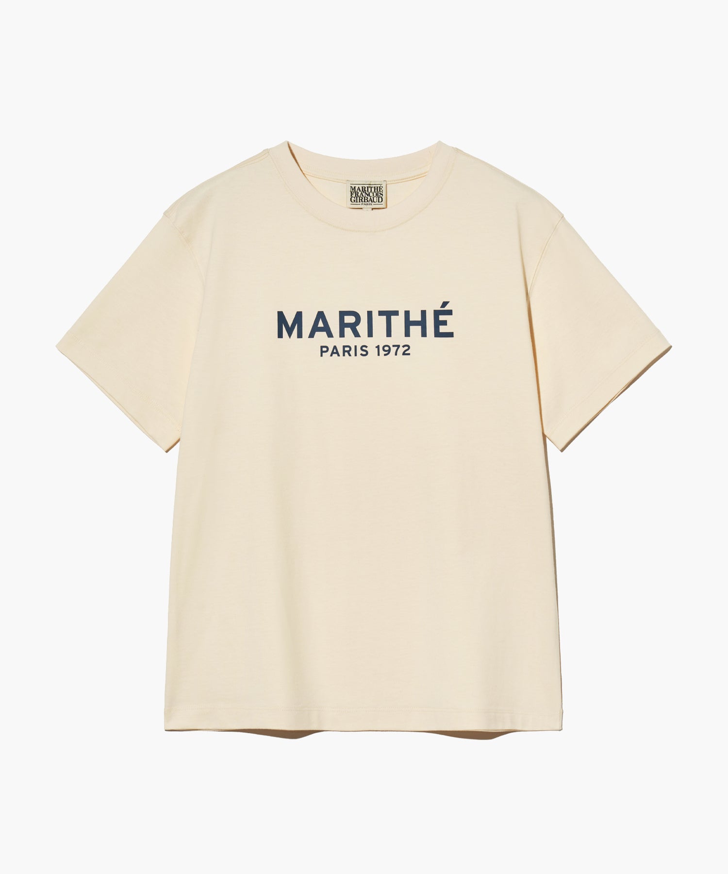 Marithe & Francois Girbaud - Regular Logo Tee (Cream) product image 5 | TRAB K-Fashion Australia