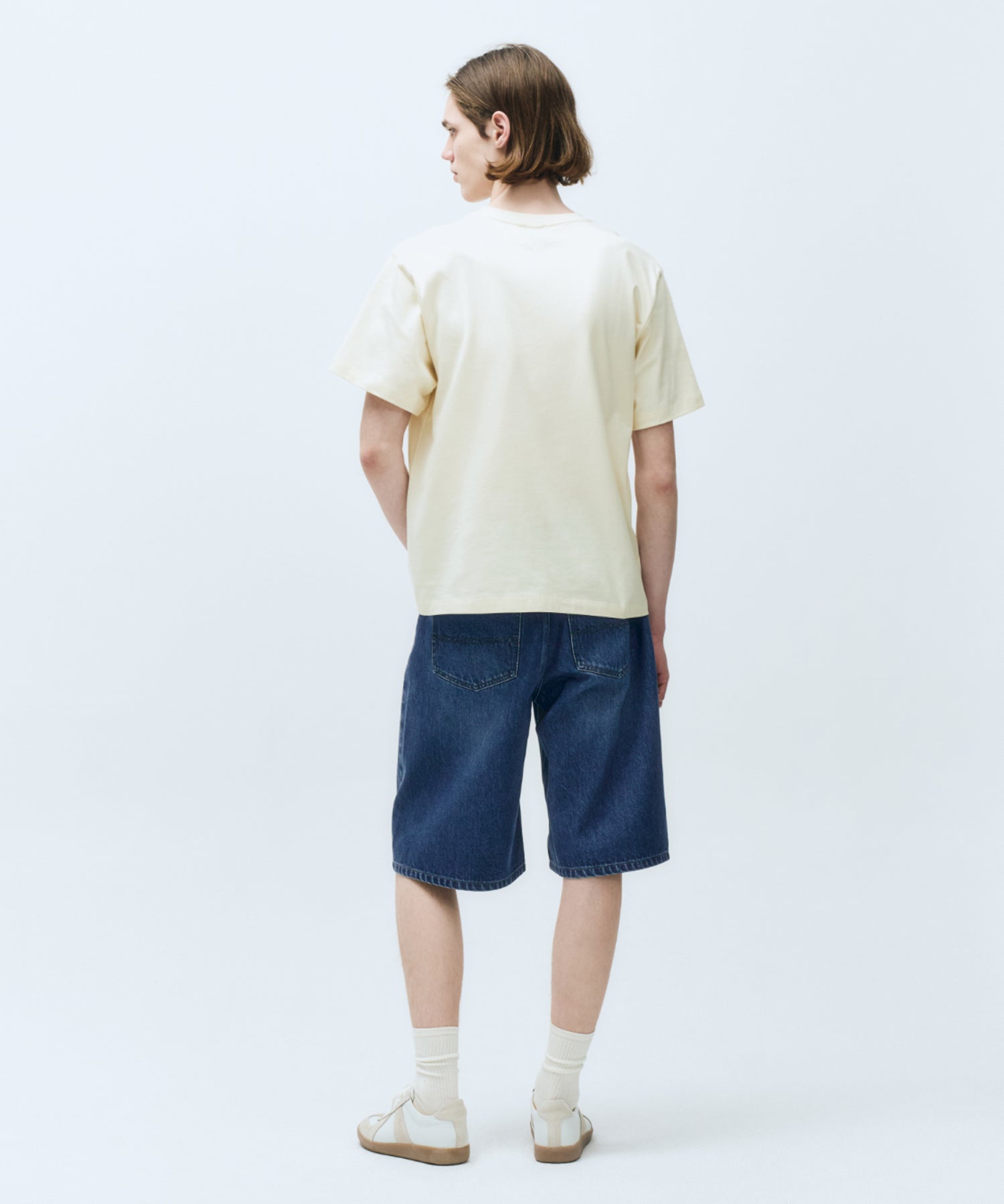 Marithe & Francois Girbaud - Regular Logo Tee (Cream) product image 4 | TRAB K-Fashion Australia