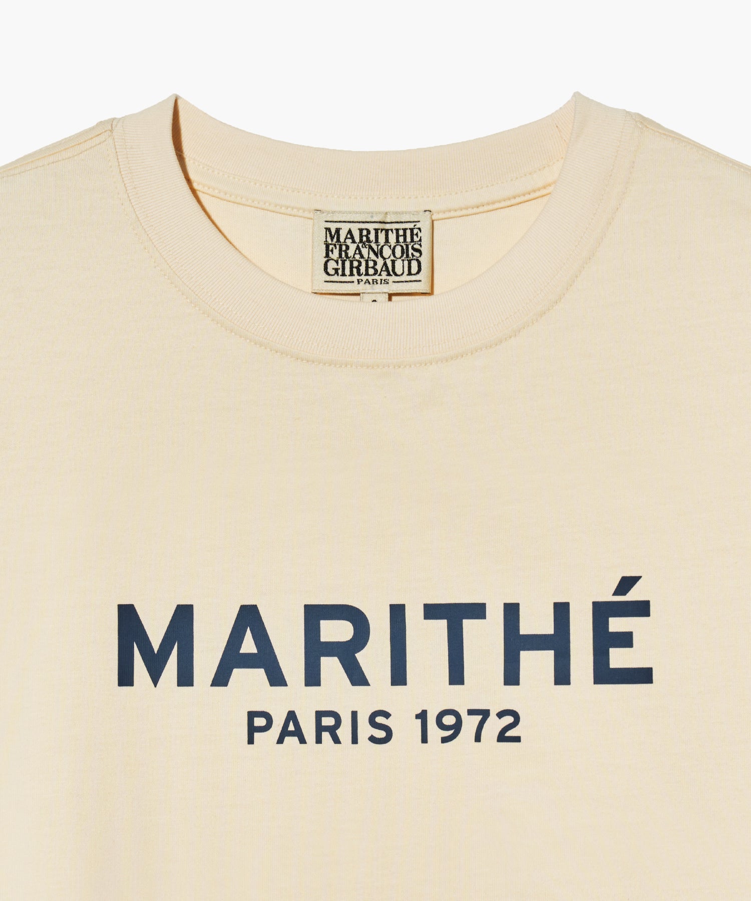 Marithe & Francois Girbaud - Regular Logo Tee (Cream) product image 7 | TRAB K-Fashion Australia