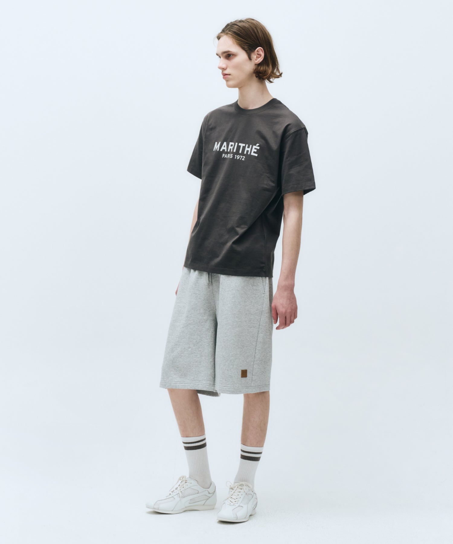 Marithe & Francois Girbaud - Regular Logo Tee (Charcoal) product image 5 | TRAB K-Fashion Australia