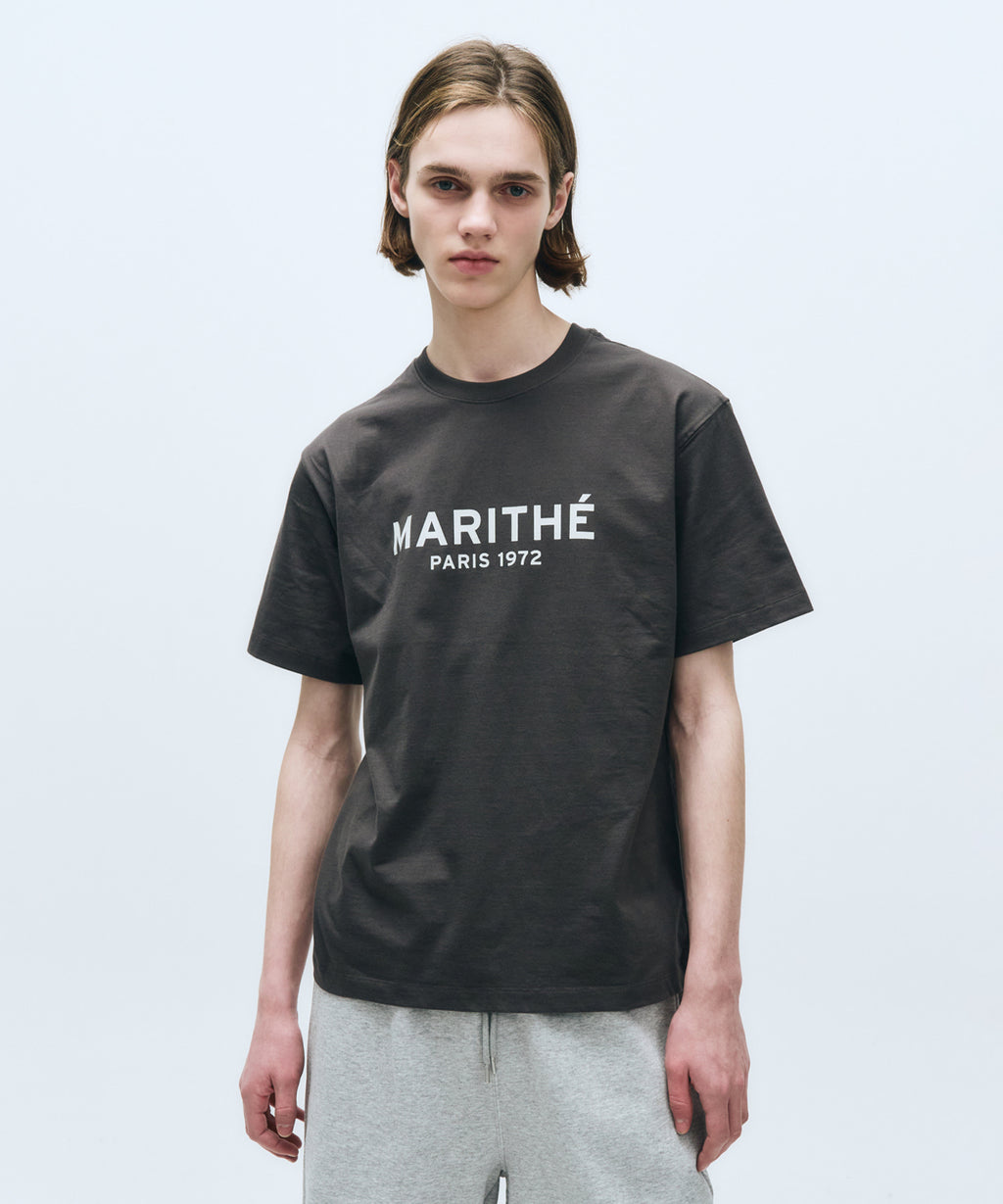 Marithe & Francois Girbaud - Regular Logo Tee (Charcoal) product image 1 | TRAB K-Fashion Australia