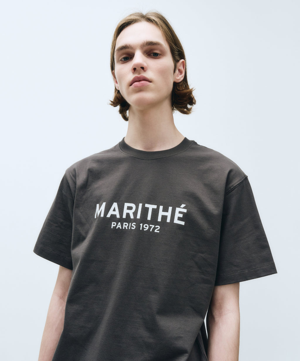 Marithe & Francois Girbaud - Regular Logo Tee (Charcoal) product image 3 | TRAB K-Fashion Australia