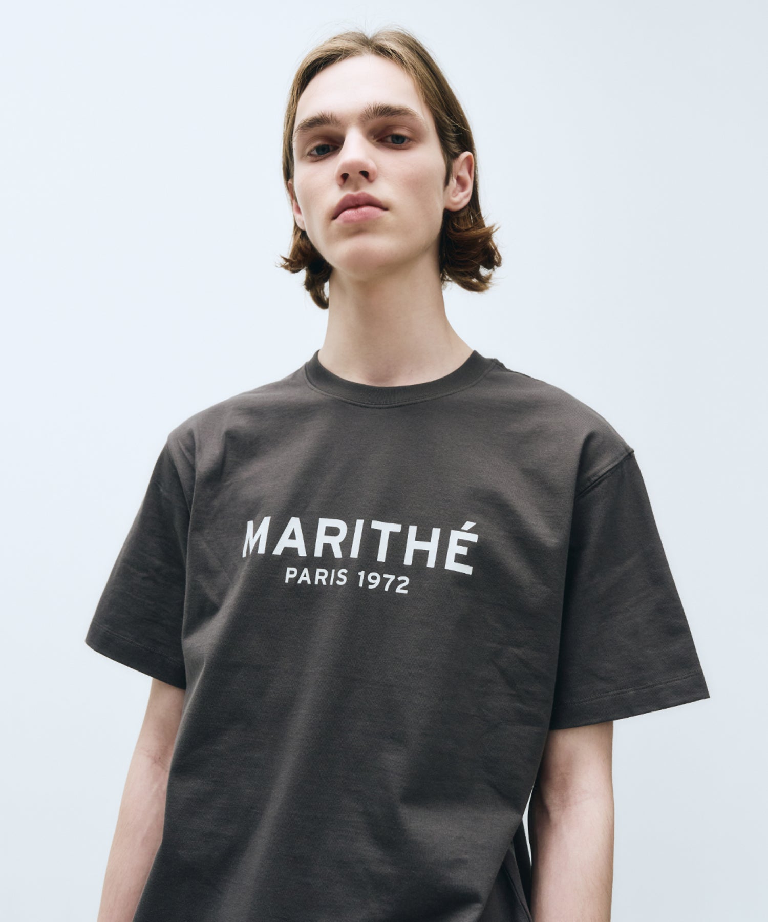 Marithe & Francois Girbaud - Regular Logo Tee (Charcoal) product image 3 | TRAB K-Fashion Australia