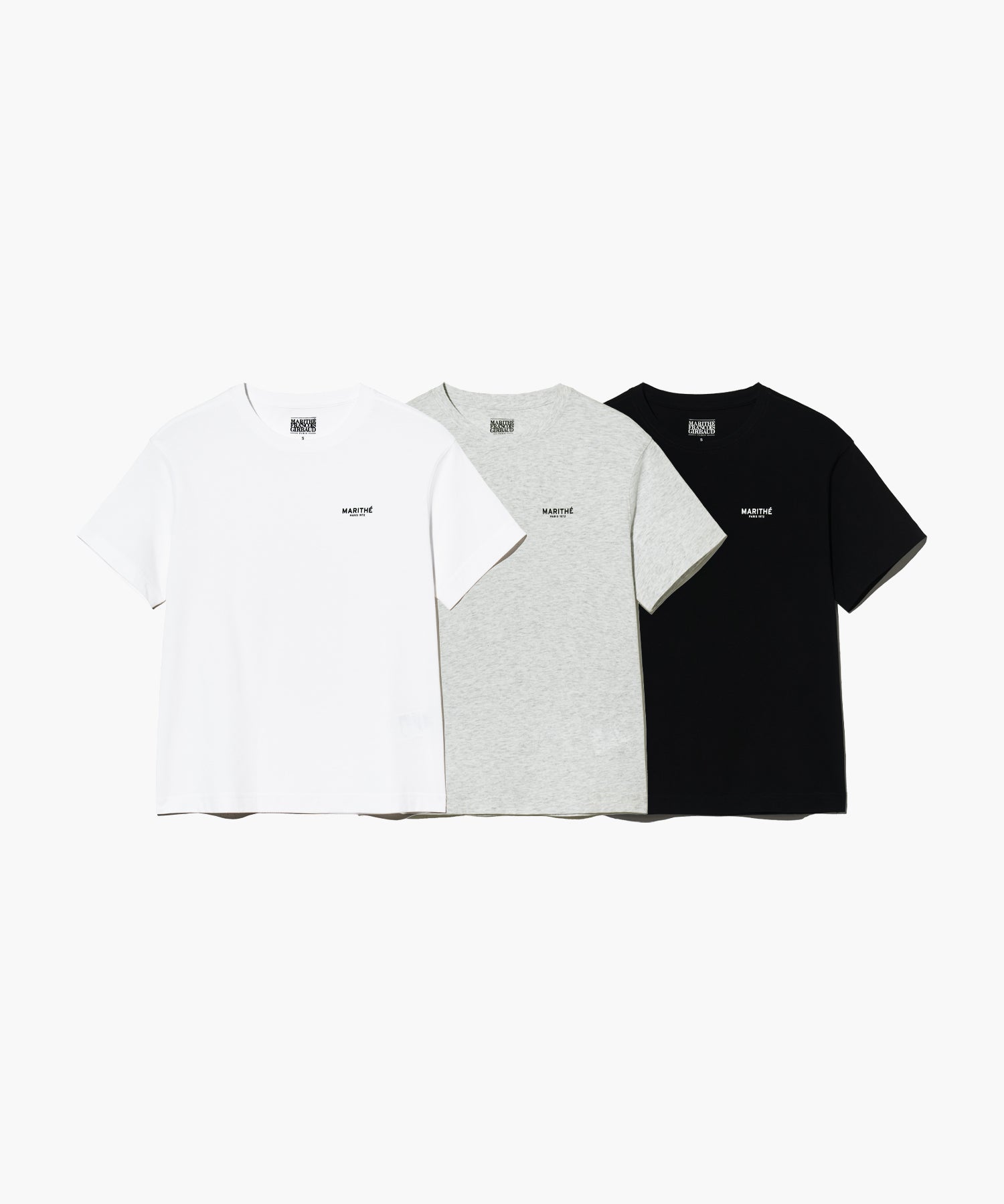 Marithe & Francois Girbaud - 3pack Small Regular Logo Tee (Mix) product image 1 | TRAB K-Fashion Australia