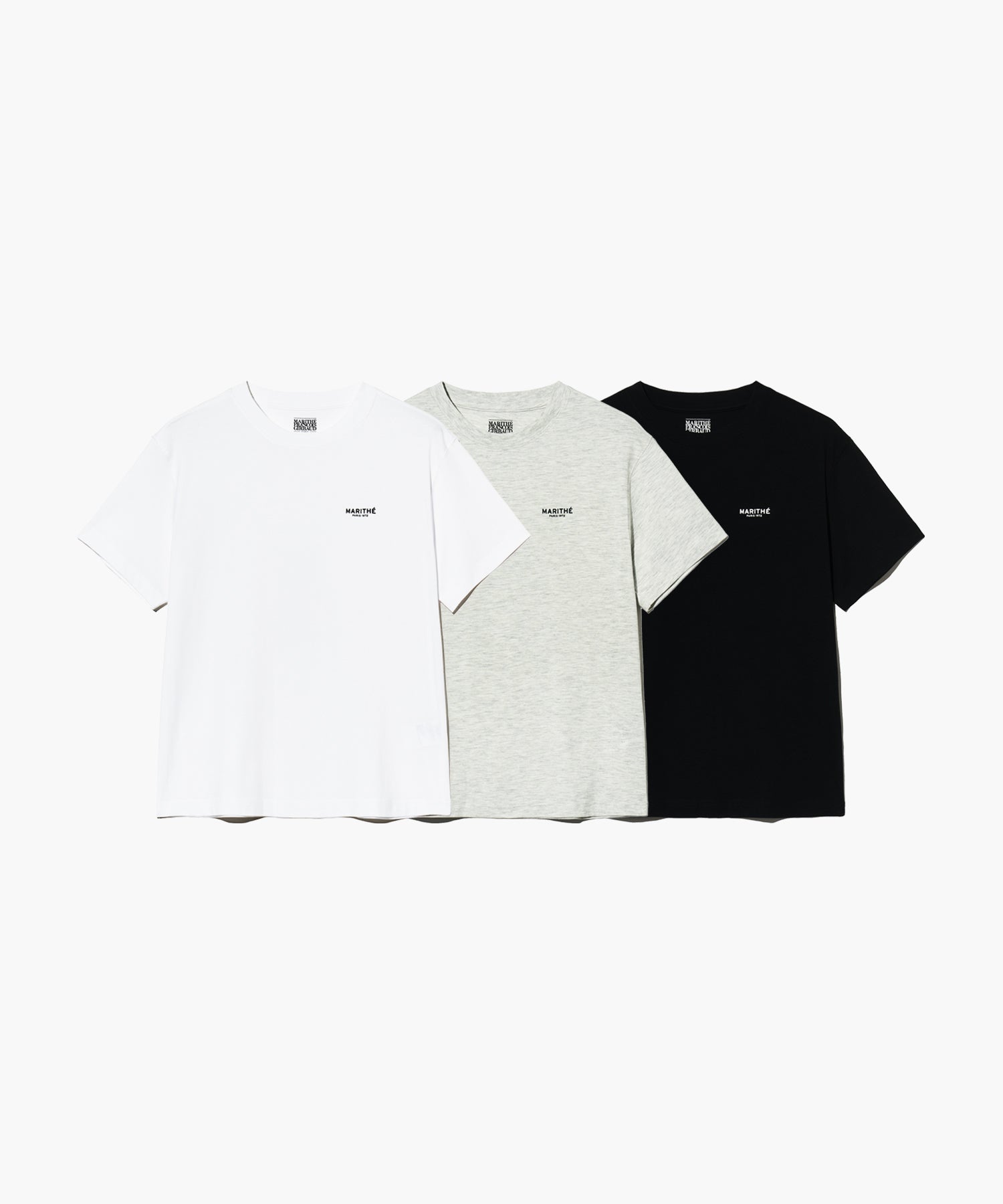 Marithe & Francois Girbaud - 3pack Small Regular Logo Tee Mix product image 1 | TRAB K-Fashion Australia