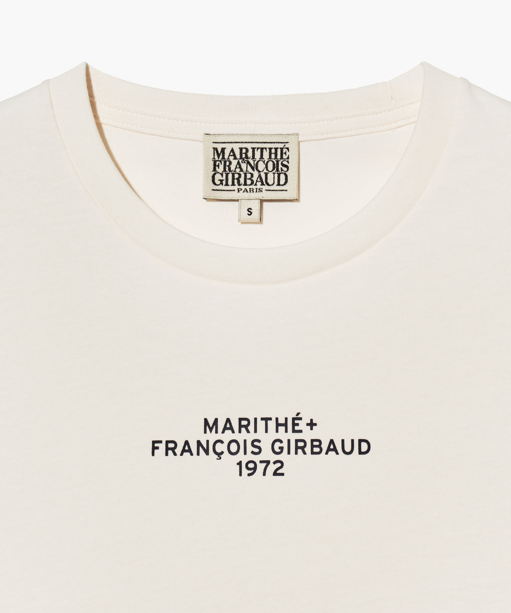 Marithe & Francois Girbaud - Lettering Crop Tee (Ivory) product image 9 | TRAB K-Fashion Australia