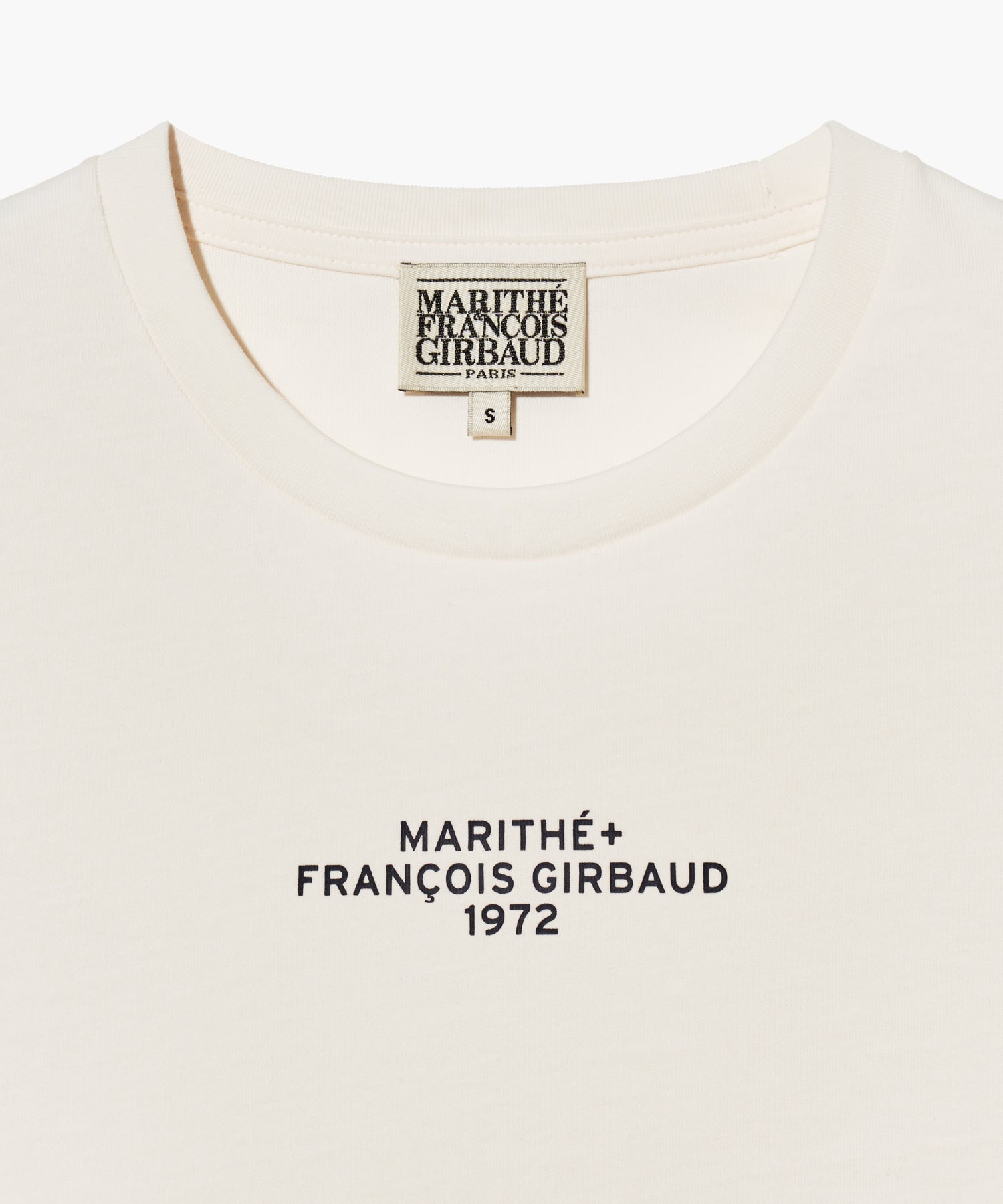 Marithe & Francois Girbaud - Lettering Crop Tee (Ivory) product image 9 | TRAB K-Fashion Australia