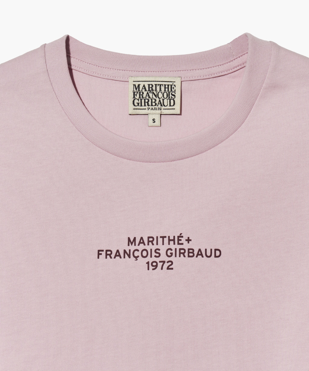 Marithe & Francois Girbaud - Lettering Crop Tee (Gray Pink) product image 9 | TRAB K-Fashion Australia