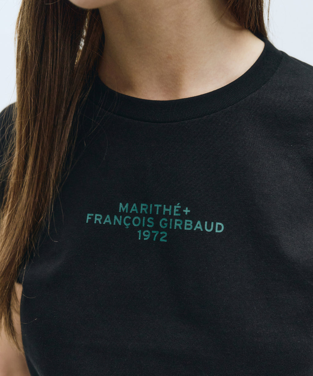 Marithe & Francois Girbaud - Lettering Crop Tee (Black) product image 3 | TRAB K-Fashion Australia