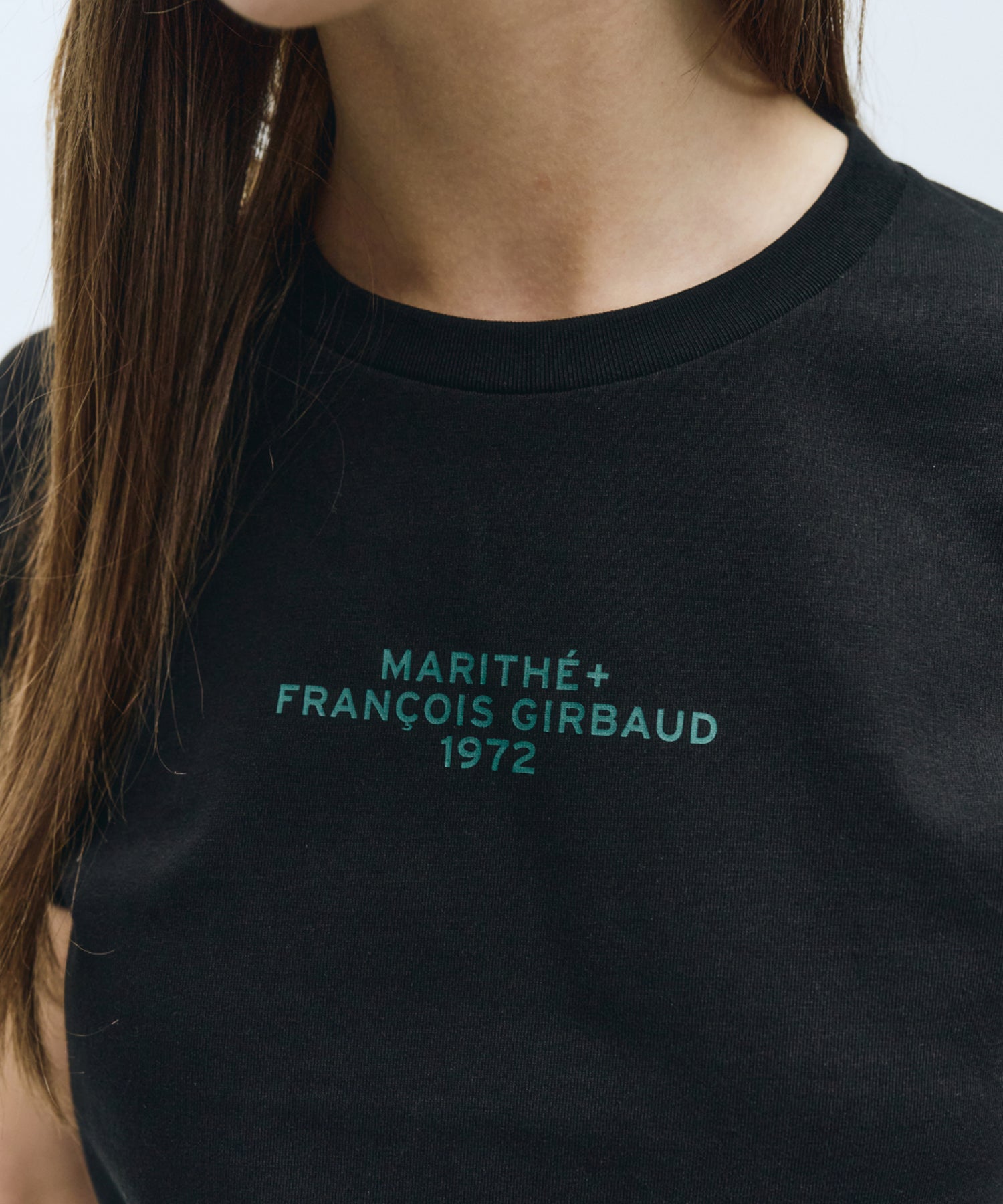 Marithe & Francois Girbaud - Lettering Crop Tee (Black) product image 3 | TRAB K-Fashion Australia
