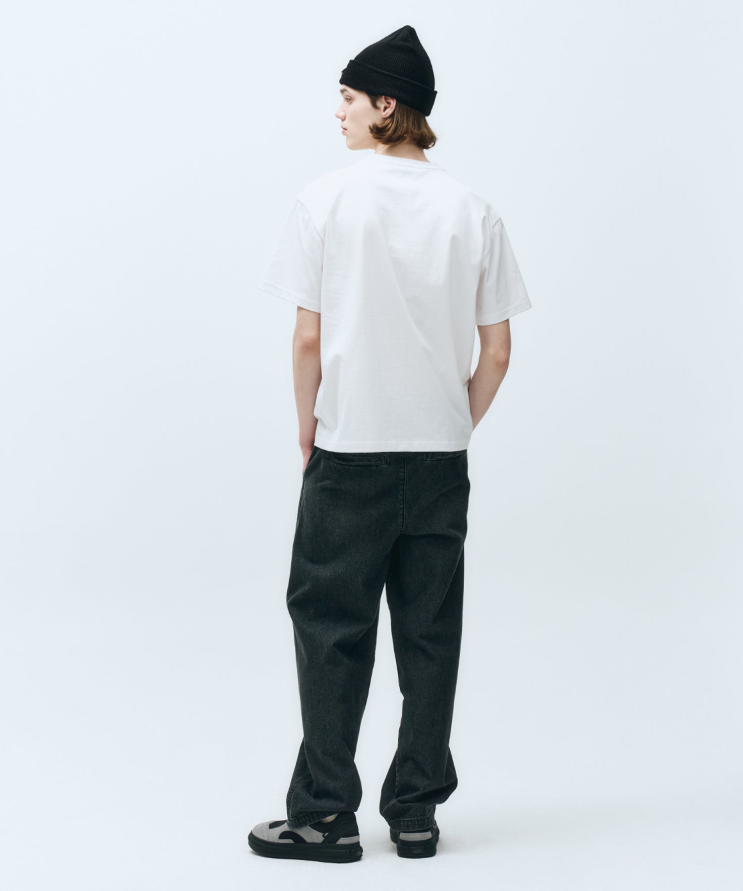 Marithe & Francois Girbaud - Lettering Logo Oversized Tee (White) product image 5 | TRAB K-Fashion Australia