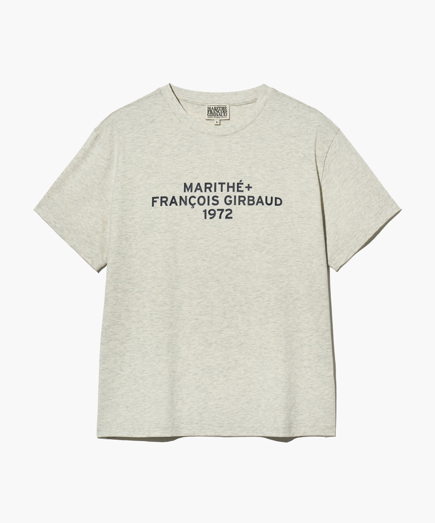 Marithe & Francois Girbaud - Lettering Logo Oversized Tee (Oatmeal) product image 6 | TRAB K-Fashion Australia