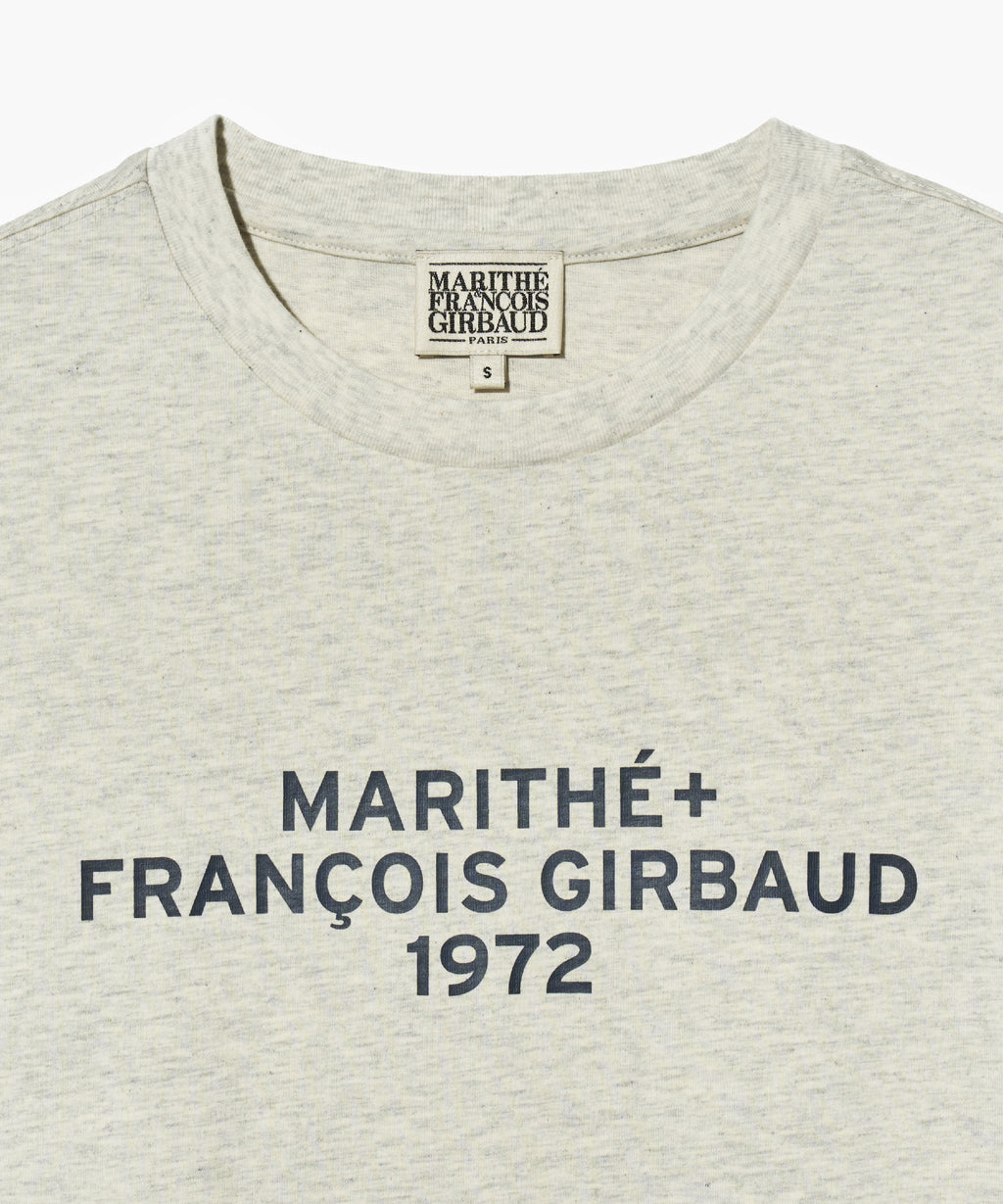 Marithe & Francois Girbaud - Lettering Logo Oversized Tee (Oatmeal) product image 8 | TRAB K-Fashion Australia