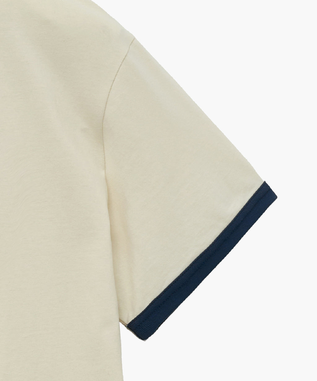 Marithe & Francois Girbaud - Vintage Baseball Ringer Tee (Ivory) product image 8 | TRAB K-Fashion Australia