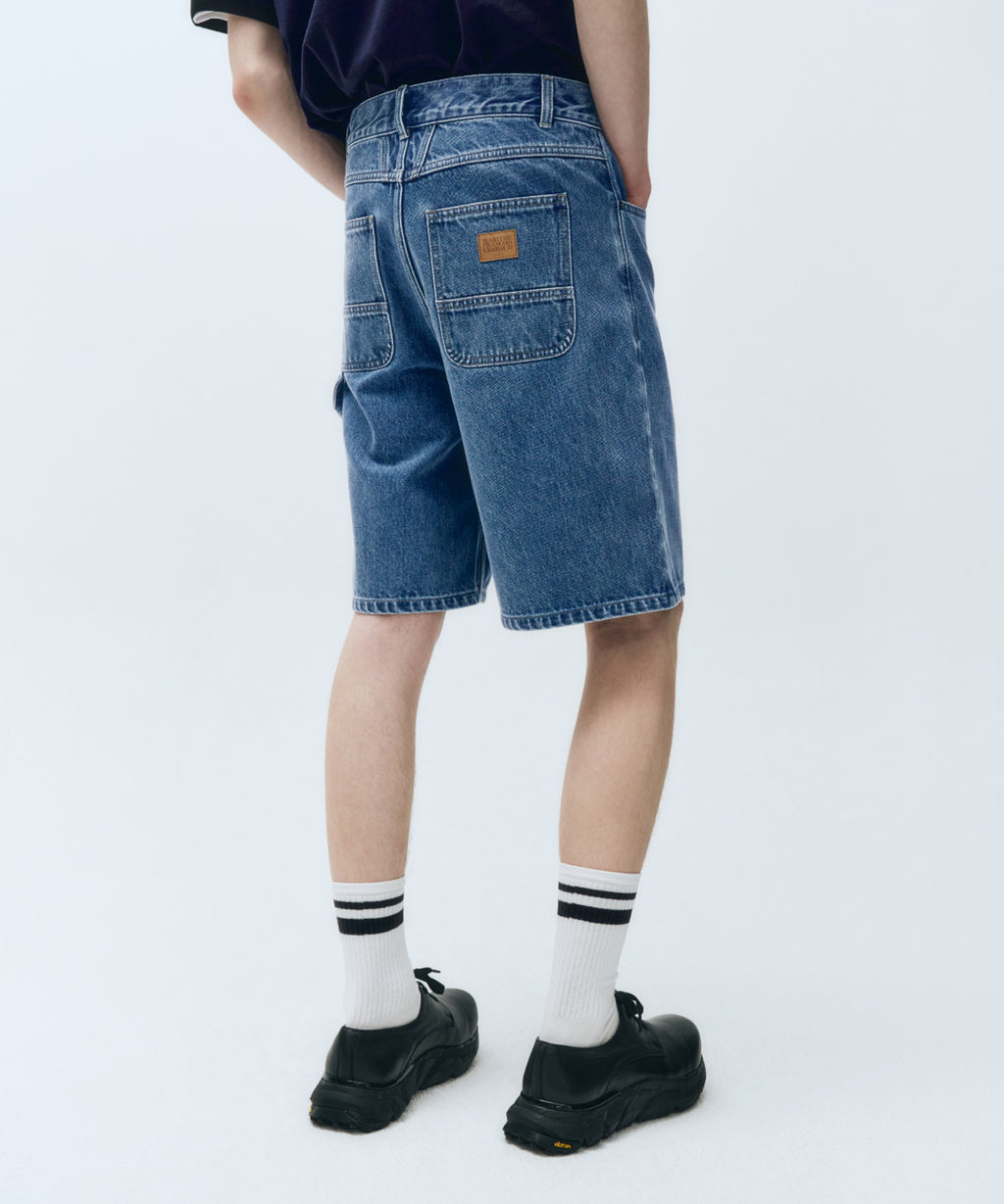 Marithe & Francois Girbaud - Carpenter Denim Shorts (Blue) product image 5 | TRAB K-Fashion Australia