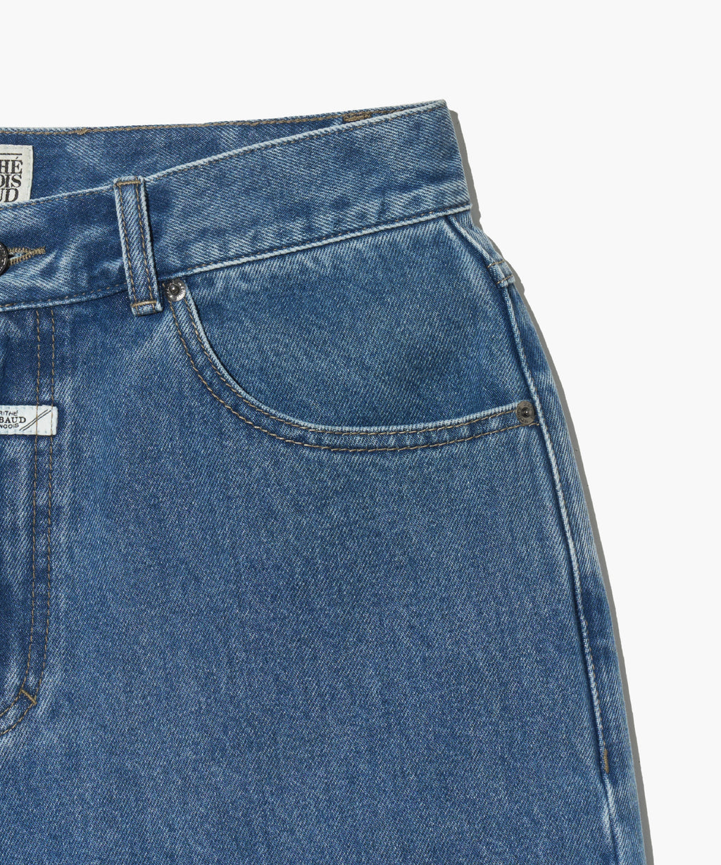 Marithe & Francois Girbaud - Carpenter Denim Shorts (Blue) product image 12 | TRAB K-Fashion Australia