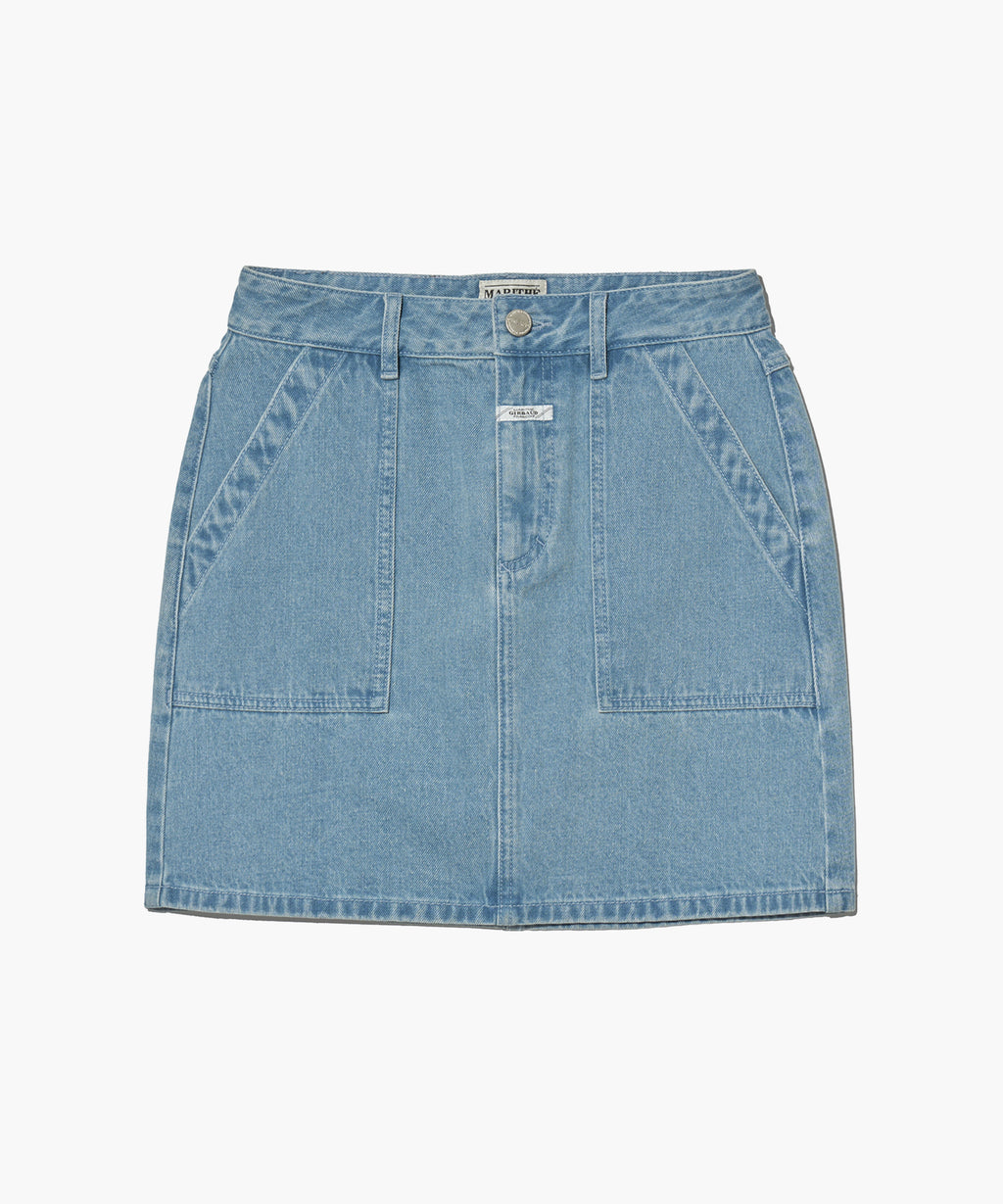Marithe & Francois Girbaud - Fatigue Denim Skirt (Blue) product image 7 | TRAB K-Fashion Australia
