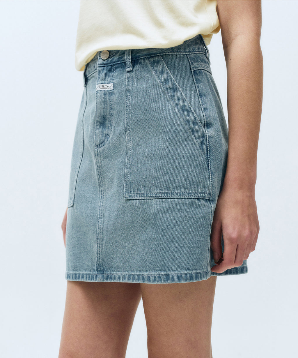 Marithe & Francois Girbaud - Fatigue Denim Skirt (Blue) product image 6 | TRAB K-Fashion Australia