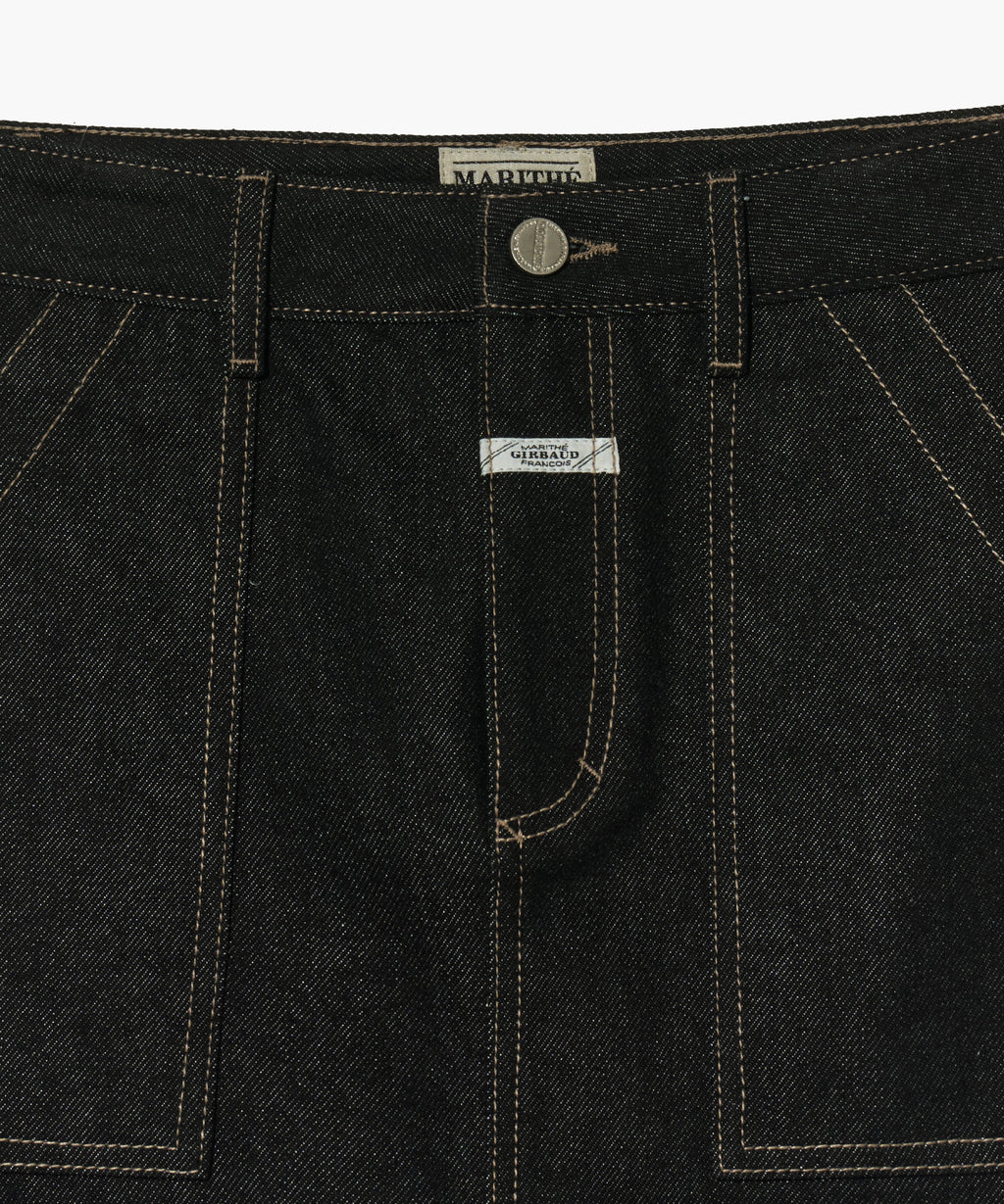 Marithe & Francois Girbaud - Fatigue Denim Skirt (Dark Blue) product image 11 | TRAB K-Fashion Australia