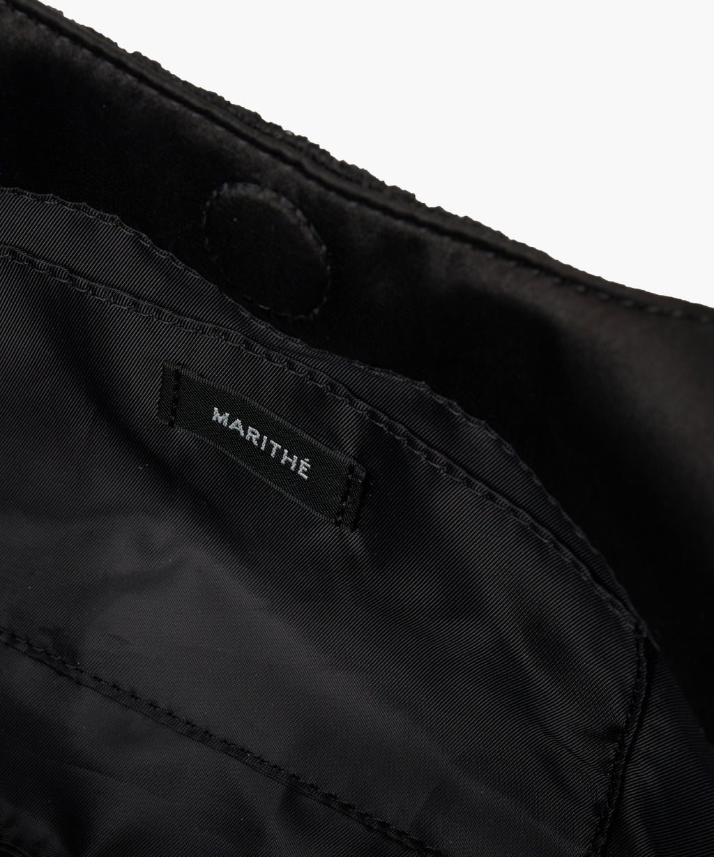 Marithe & Francois Girbaud - Regular Logo Layered Tote Bag (Black) product image 6 | TRAB K-Fashion Australia