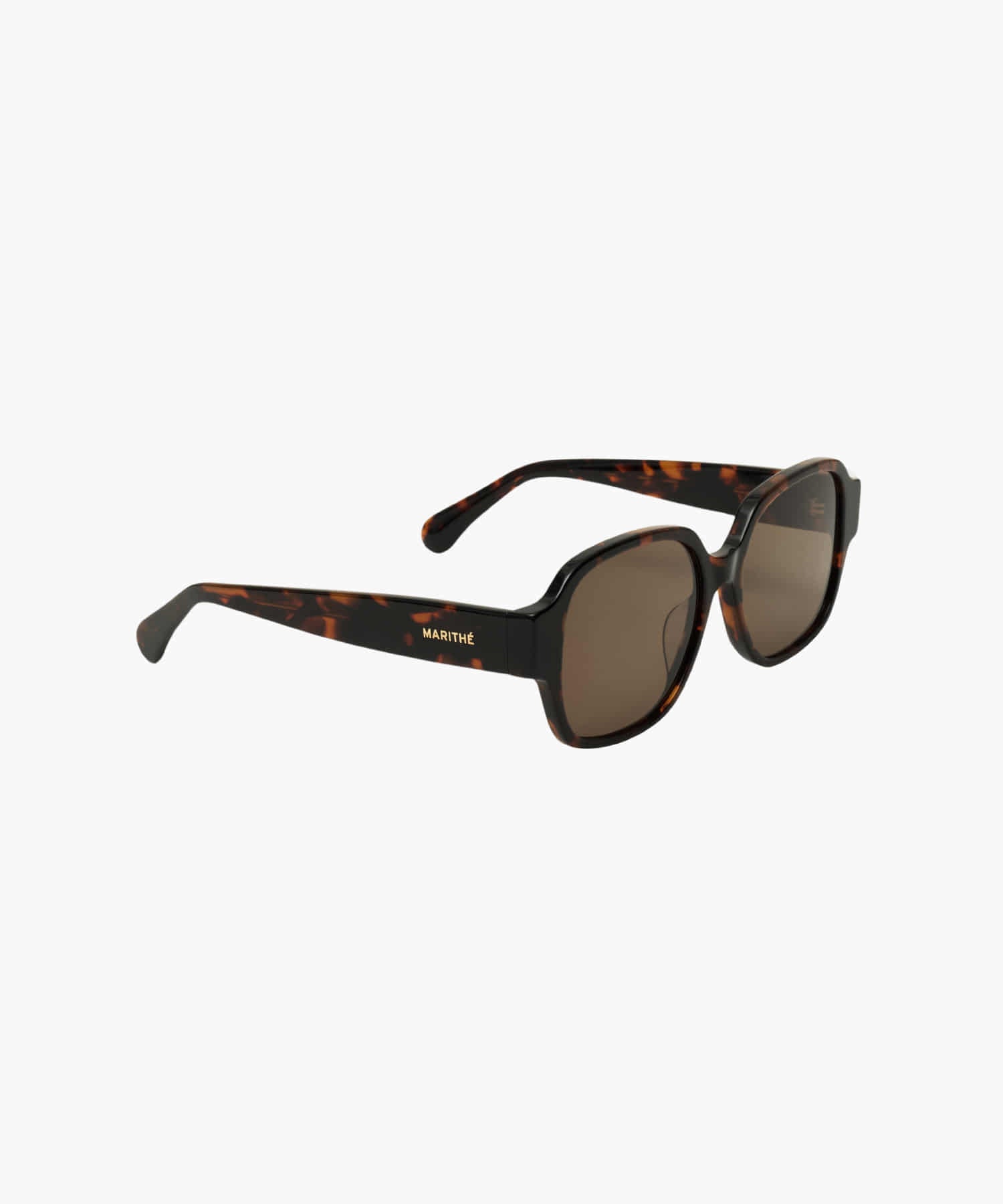 Marithe & Francois Girbaud - Square Frame Sunglasses (Brown) product image 3 | TRAB K-Fashion Australia