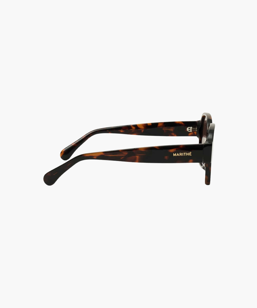 Marithe & Francois Girbaud - Square Frame Sunglasses (Brown) product image 4 | TRAB K-Fashion Australia
