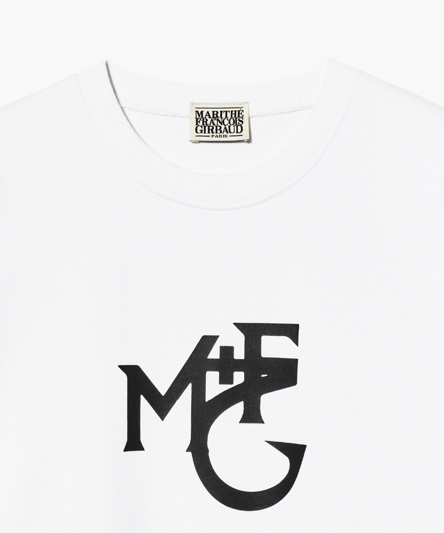Marithe & Francois Girbaud - Monogramme M+fg Logo Sweatshirt (White) product image 7 | TRAB K-Fashion Australia