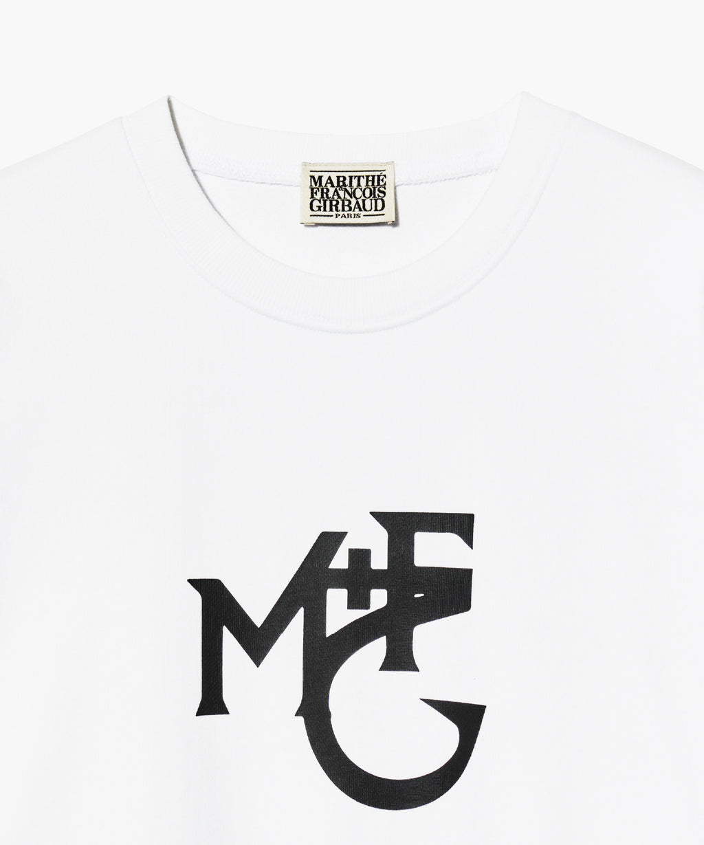 Marithe & Francois Girbaud - Monogramme M+fg Logo Sweatshirt (White) product image 7 | TRAB K-Fashion Australia