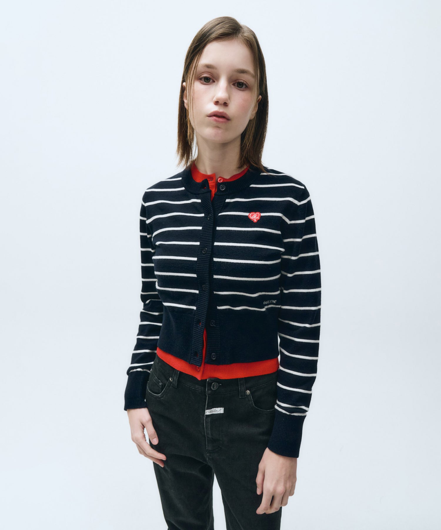 Marithe & Francois Girbaud - Stripe Knit (Navy) product image 1 | TRAB K-Fashion Australia