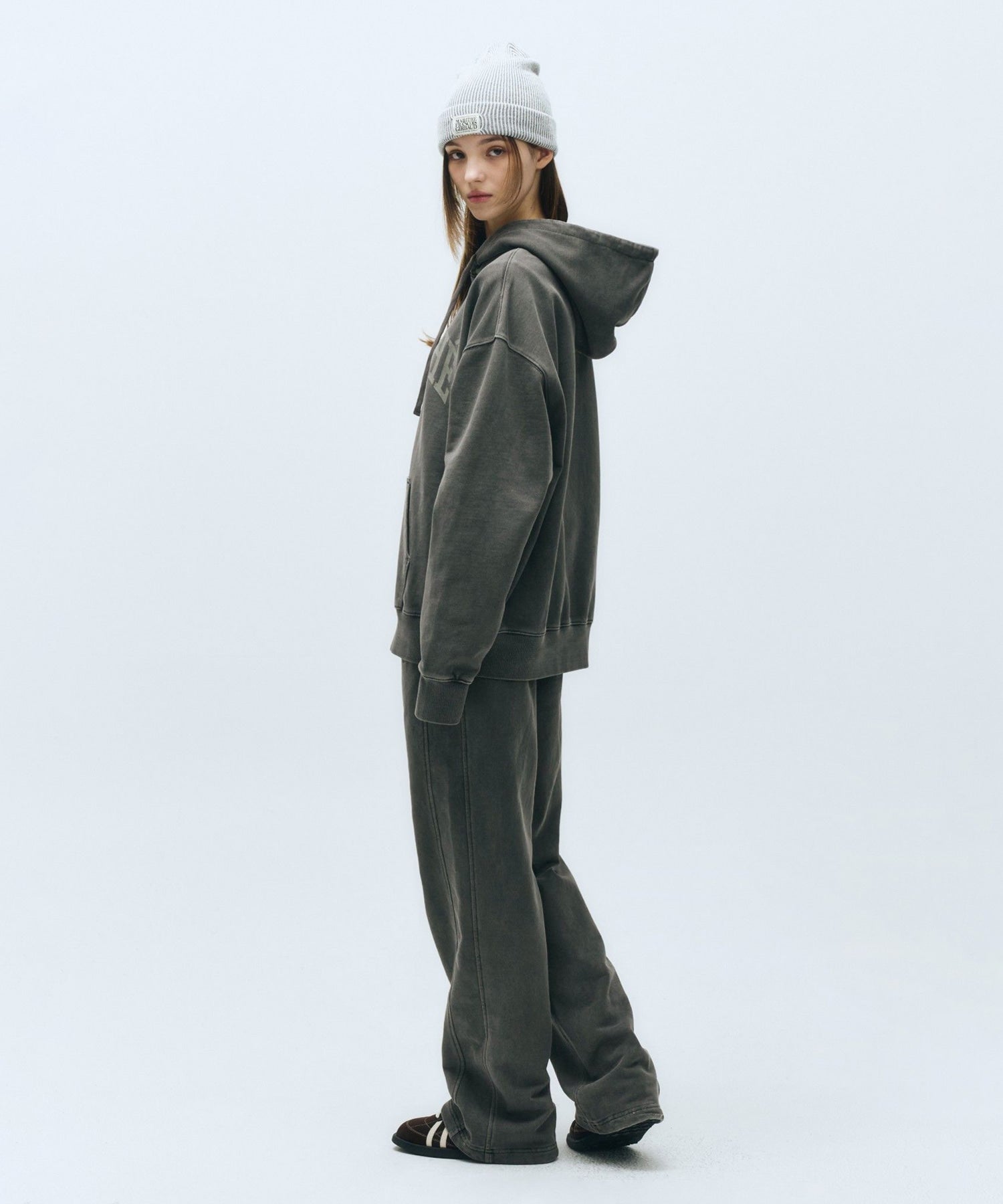 Marithe & Francois Girbaud - Pigment Oversized Hoodie (Charcoal) product image 5 | TRAB K-Fashion Australia