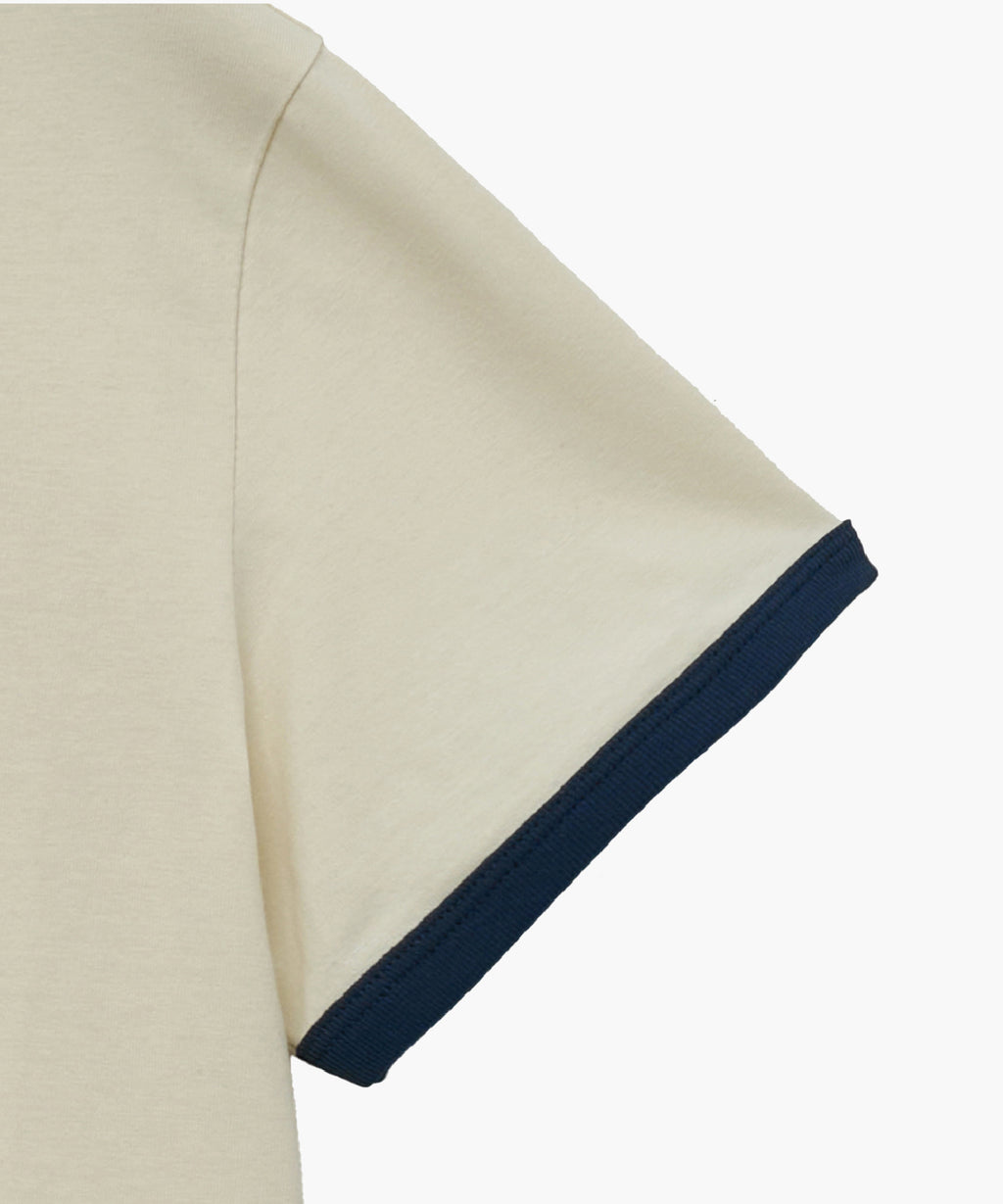 Marithe & Francois Girbaud - Vintage Baseball Ringer Tee (Ivory) product image 9 | TRAB K-Fashion Australia
