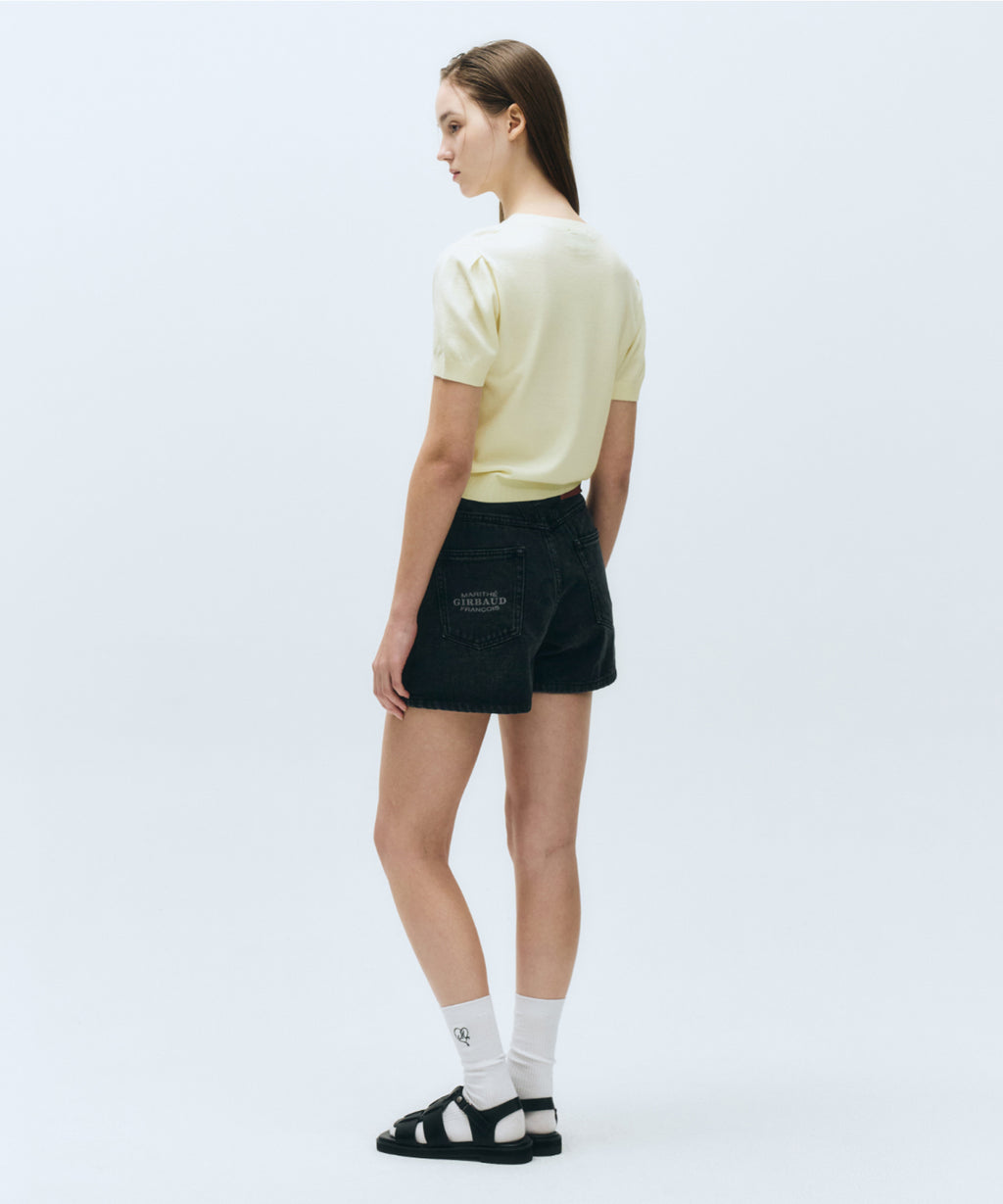 Marithe & Francois Girbaud - Denim Shorts (Black) product image 3 | TRAB K-Fashion Australia