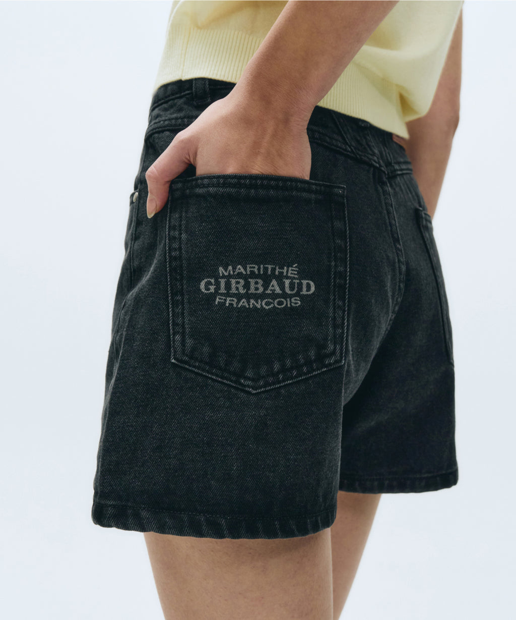 Marithe & Francois Girbaud - Denim Shorts (Black) product image 5 | TRAB K-Fashion Australia