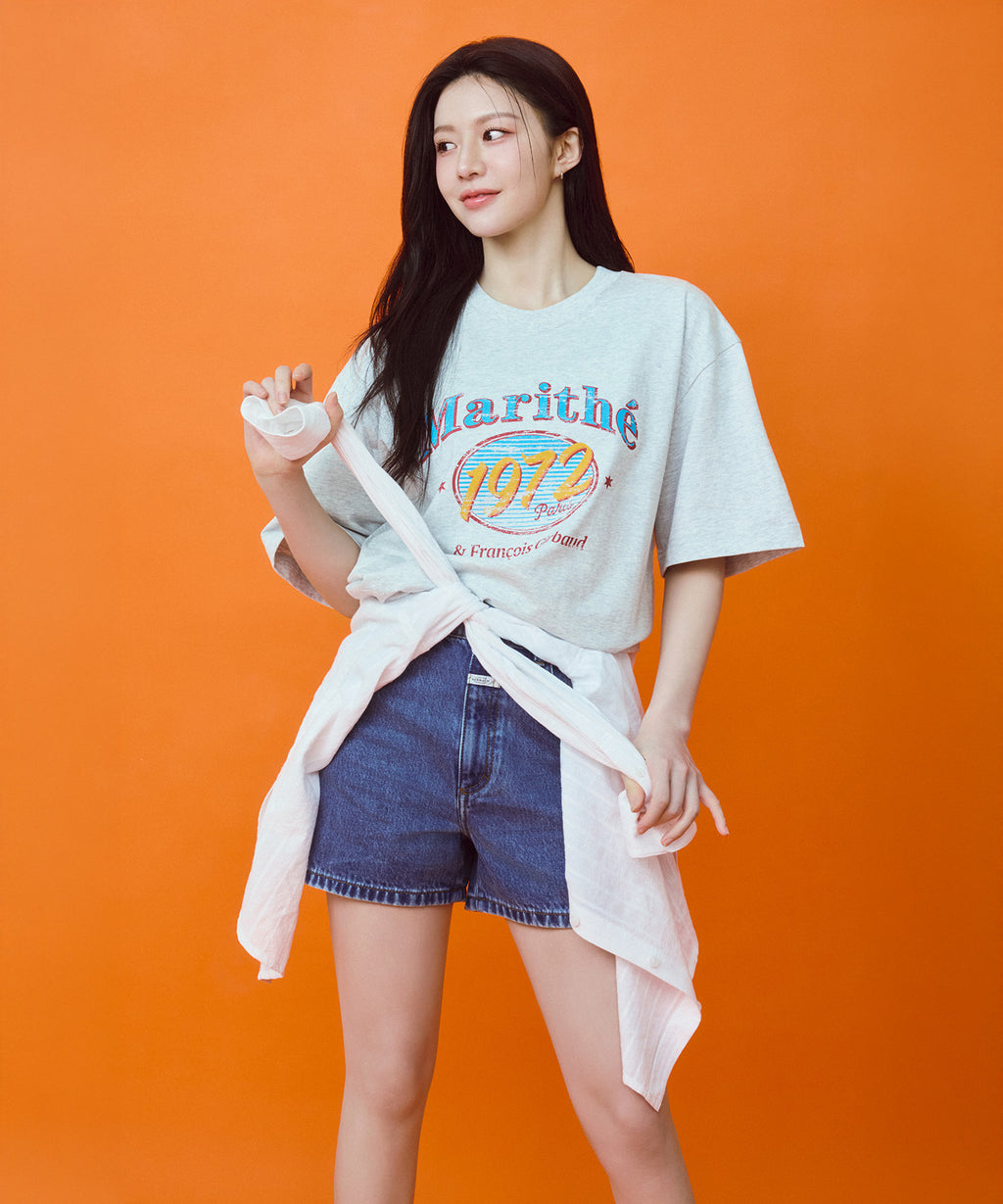 Marithe & Francois Girbaud - Denim Shorts (Blue) product image 1 | TRAB K-Fashion Australia