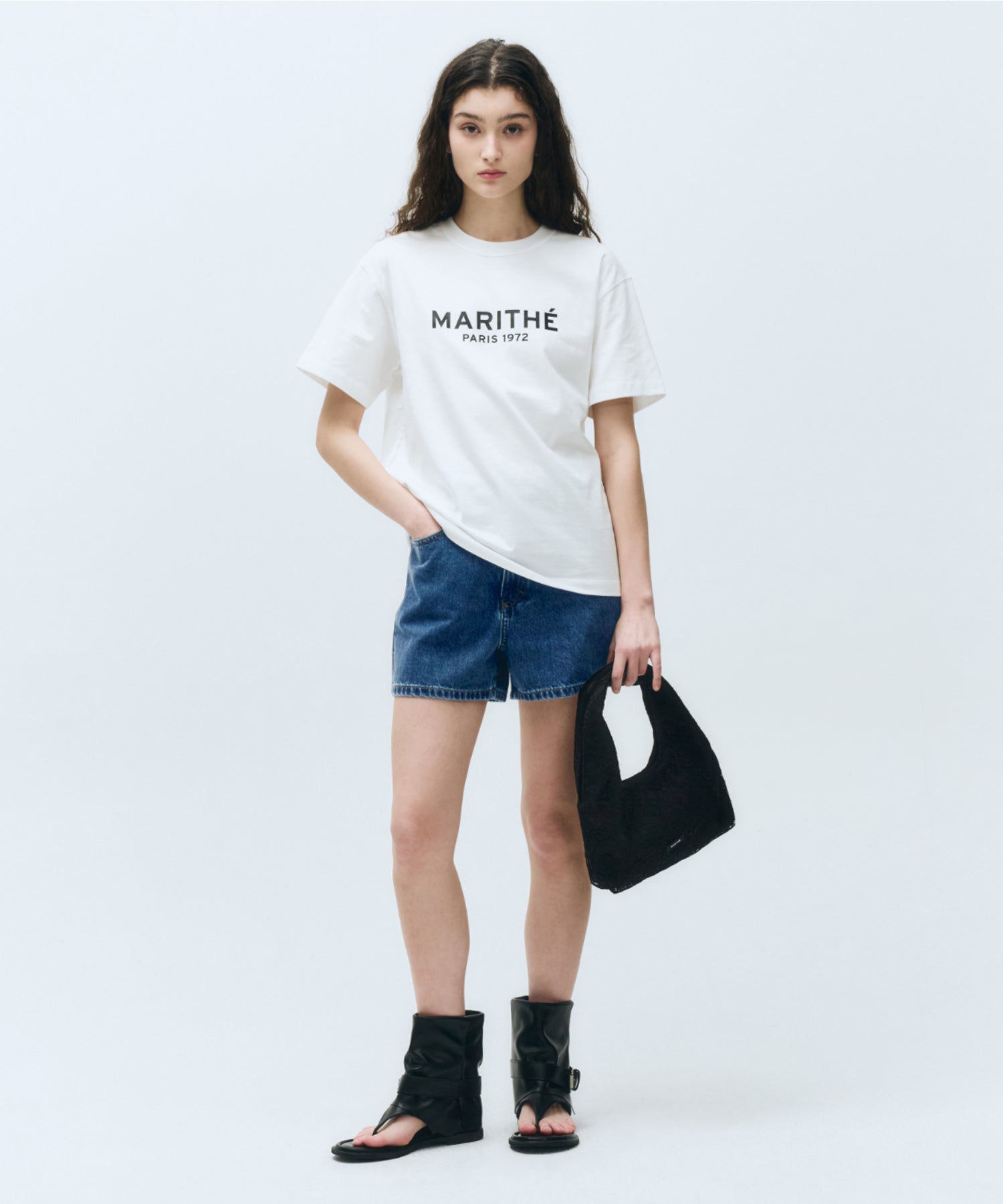 Marithe & Francois Girbaud - Denim Shorts (Blue) product image 4 | TRAB K-Fashion Australia