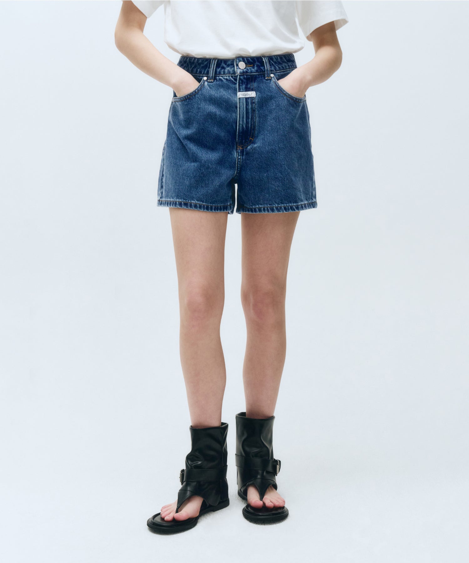 Marithe & Francois Girbaud - Denim Shorts (Blue) product image 6 | TRAB K-Fashion Australia