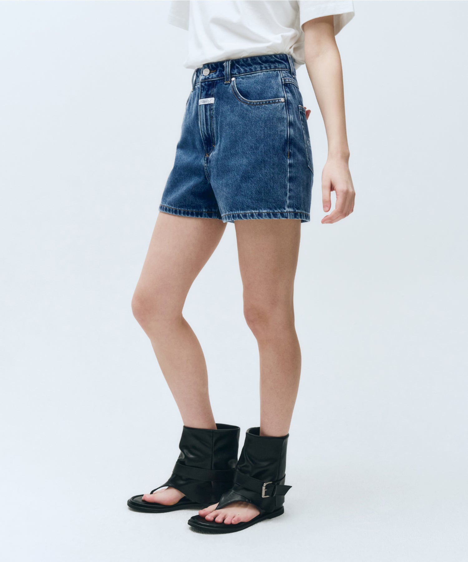 Marithe & Francois Girbaud - Denim Shorts (Blue) product image 7 | TRAB K-Fashion Australia