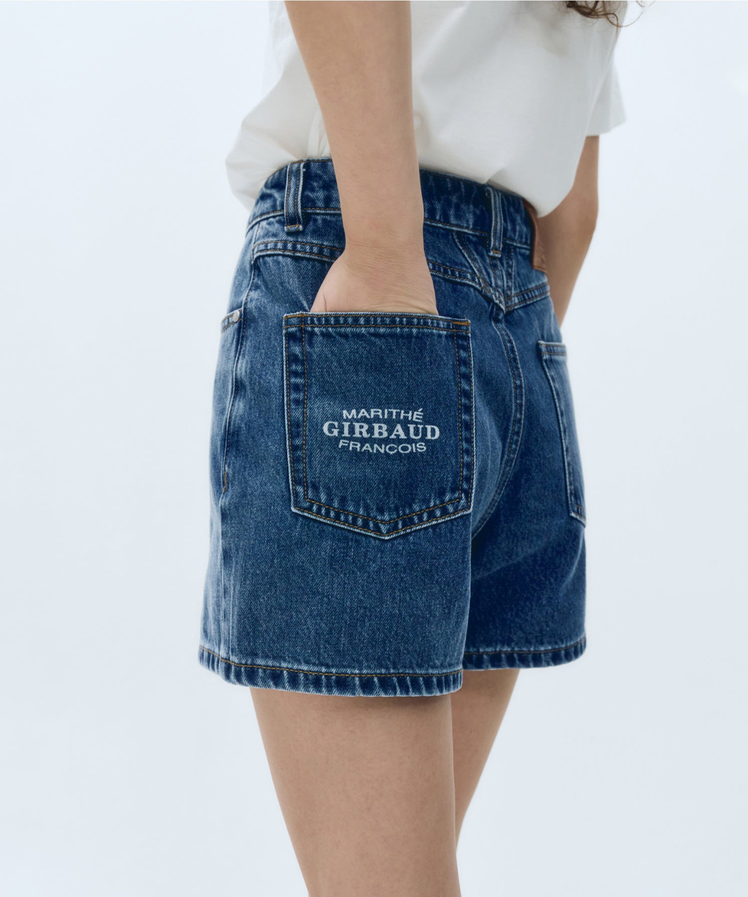 Marithe & Francois Girbaud - Denim Shorts (Blue) product image 8 | TRAB K-Fashion Australia