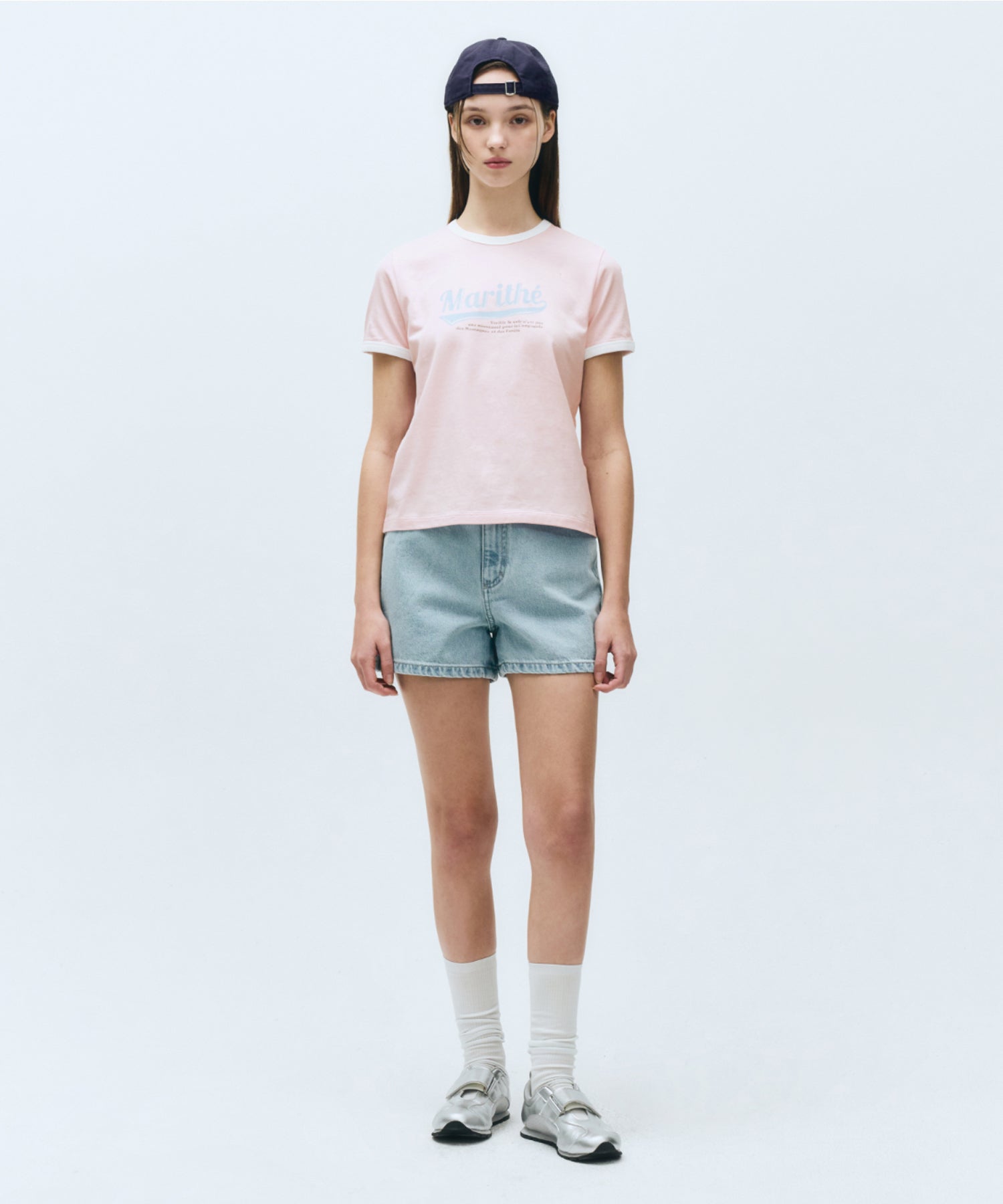 Marithe & Francois Girbaud - Denim Shorts (Light Blue) product image 1 | TRAB K-Fashion Australia