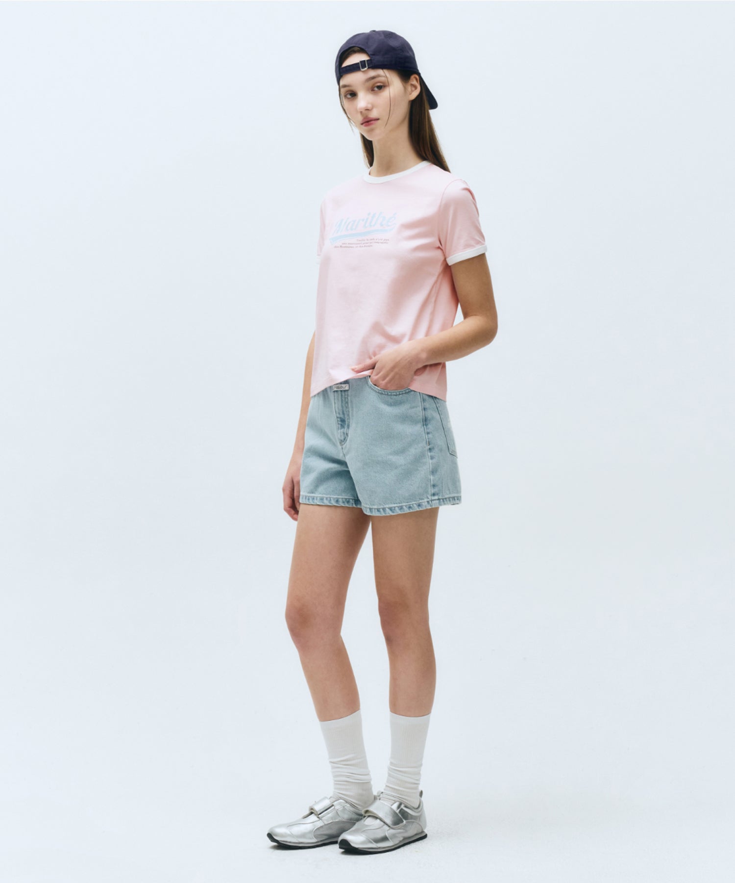Marithe & Francois Girbaud - Denim Shorts (Light Blue) product image 2 | TRAB K-Fashion Australia