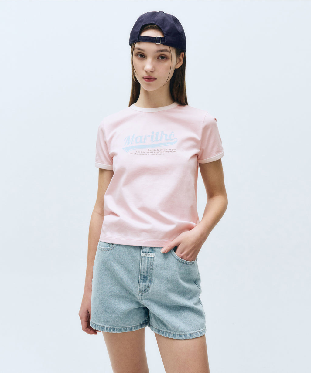 Marithe & Francois Girbaud - Denim Shorts (Light Blue) product image 4 | TRAB K-Fashion Australia