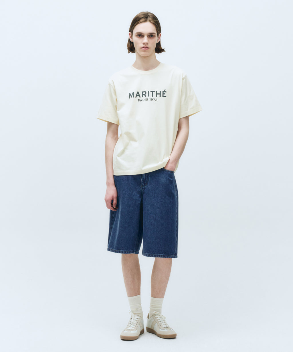 Marithe & Francois Girbaud - Bermuda Denim Pants (Blue) product image 3 | TRAB K-Fashion Australia