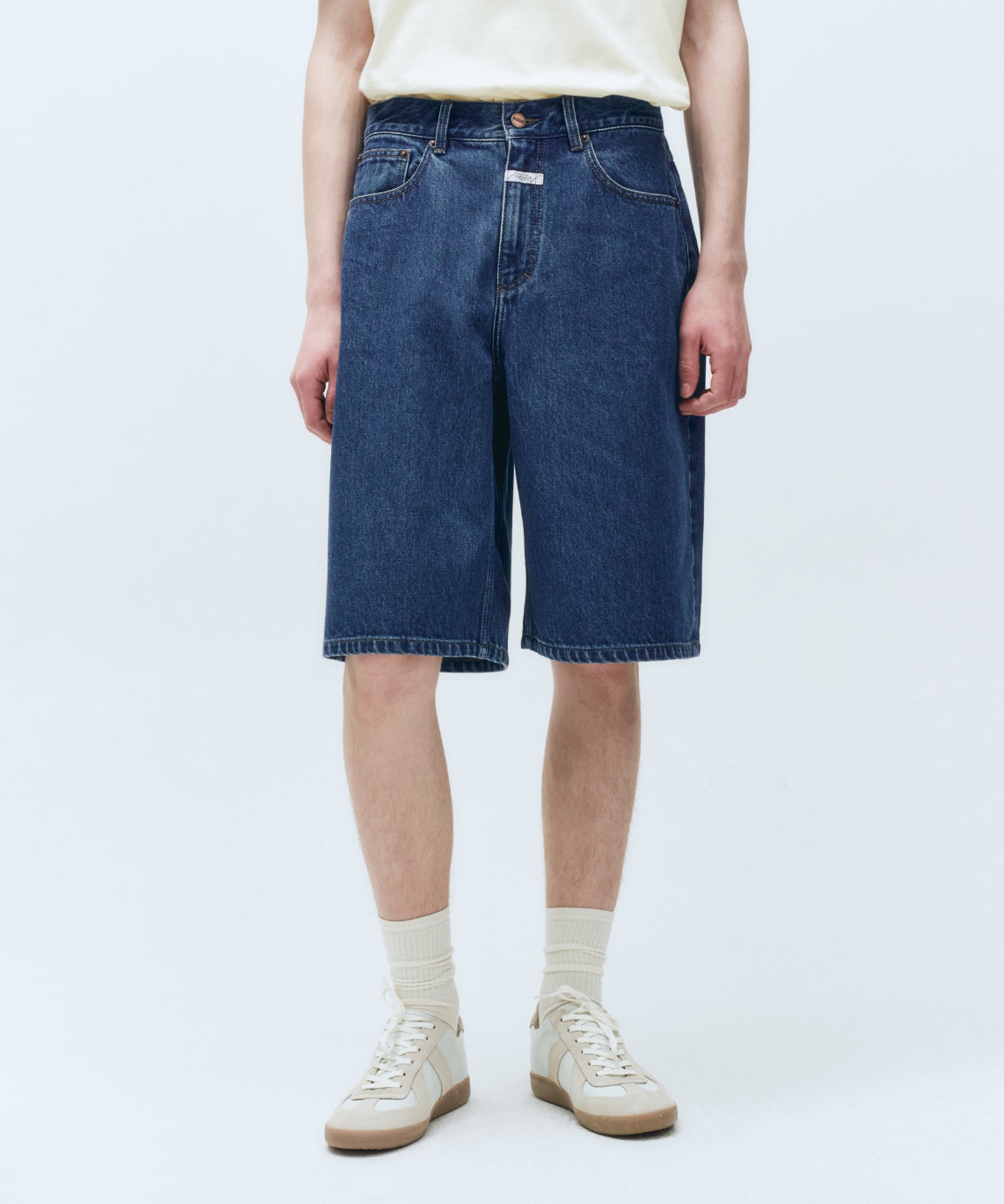 Marithe & Francois Girbaud - Bermuda Denim Pants (Blue) product image 6 | TRAB K-Fashion Australia