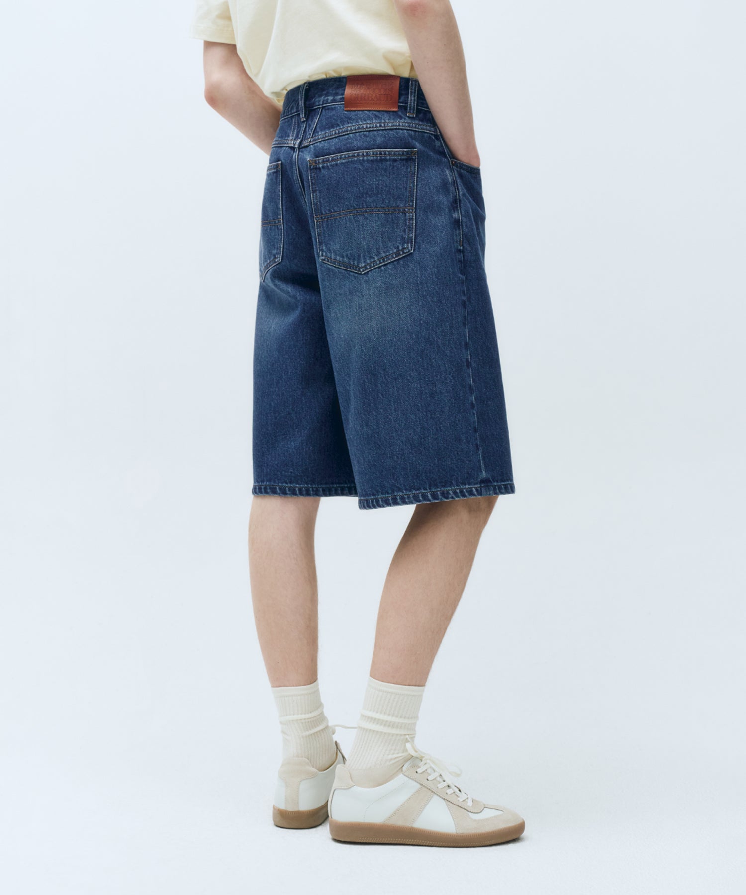 Marithe & Francois Girbaud - Bermuda Denim Pants (Blue) product image 7 | TRAB K-Fashion Australia