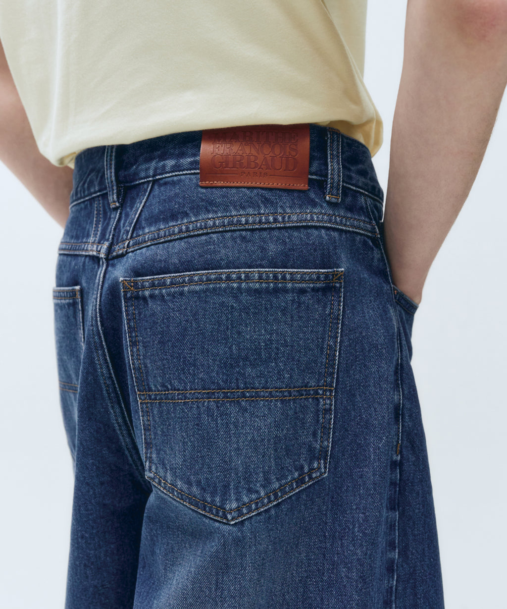 Marithe & Francois Girbaud - Bermuda Denim Pants (Blue) product image 8 | TRAB K-Fashion Australia